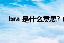 bra 是什么意思?（bra是什么時(shí)候意思）