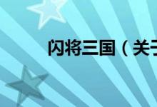 閃將三國(guó)（關(guān)于閃將三國(guó)的介紹）