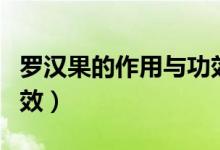 羅漢果的作用與功效價格（羅漢果的作用與功效）