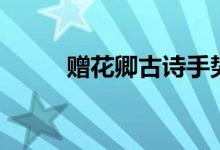 贈(zèng)花卿古詩手勢(shì)舞（贈(zèng)花卿古詩）