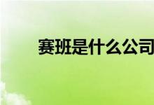 賽班是什么公司（賽班是什么意思）