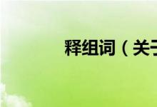 釋組詞（關于釋組詞的介紹）