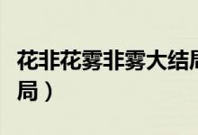 花非花霧非霧大結局視頻（花非花霧非霧大結局）