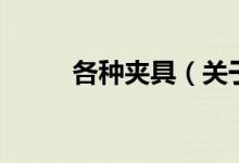 各種夾具（關(guān)于各種夾具的介紹）