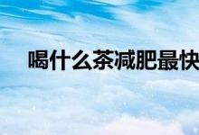 喝什么茶減肥最快（喝什么茶減肥最快）