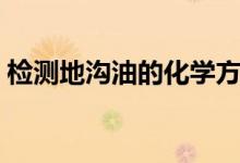 檢測(cè)地溝油的化學(xué)方法（檢測(cè)地溝油的方法）
