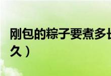 剛包的粽子要煮多長(zhǎng)時(shí)間（剛包的粽子要煮多久）