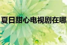 夏日甜心電視劇在哪里看（夏日甜心 電視?。?class=