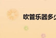 吹管樂(lè)器多少錢（吹管樂(lè)器）