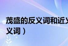 茂盛的反義詞和近義詞分別是什么（茂盛的反義詞）