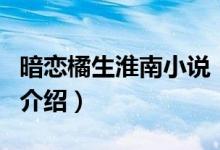 暗戀橘生淮南小說(shuō)（關(guān)于暗戀橘生淮南小說(shuō)的介紹）
