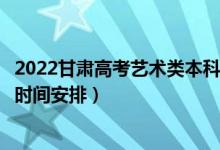 2022甘肅高考藝術(shù)類本科二批錄取時(shí)間從哪天到哪天（錄取時(shí)間安排）