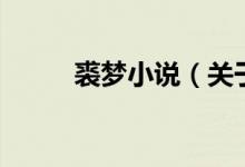 裘夢小說（關(guān)于裘夢小說的介紹）