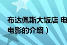 布達(dá)佩斯大飯店 電影(關(guān)于布達(dá)佩斯大飯店 電影的介紹)