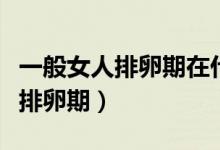 一般女人排卵期在什么時(shí)候（一般什么時(shí)候是排卵期）