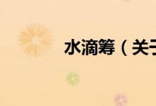 水滴籌（關于水滴籌的介紹）