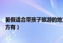 暑假適合帶孩子旅游的地方廣東（暑假適合帶孩子旅游的地方有）