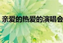 親愛(ài)的熱愛(ài)的演唱會(huì)（親愛(ài)的熱愛(ài)的演員表）