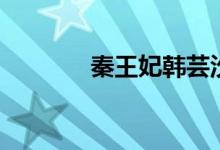 秦王妃韓蕓汐（秦王暗點兵）