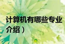 計算機有哪些專業(yè)（關(guān)于計算機有哪些專業(yè)的介紹）