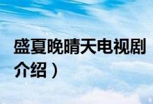 盛夏晚晴天電視?。P(guān)于盛夏晚晴天電視劇的介紹）