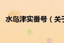 水島津?qū)嵎?hào)（關(guān)于水島津?qū)嵎?hào)的介紹）