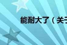 能耐大了（關(guān)于能耐大了的介紹）