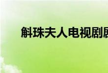 斛珠夫人電視劇劇情（斛珠夫人簡介）
