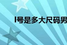 l號(hào)是多大尺碼男士（l號(hào)是多大尺碼）
