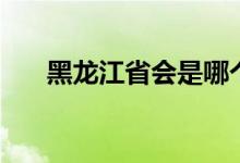 黑龍江省會(huì)是哪個(gè)城市（黑龍江省會(huì)）