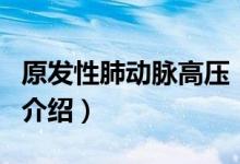 原發(fā)性肺動脈高壓（關(guān)于原發(fā)性肺動脈高壓的介紹）