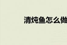 清燉魚怎么做（清燉魚怎么做）