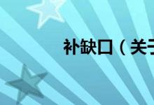 補(bǔ)缺口（關(guān)于補(bǔ)缺口的介紹）