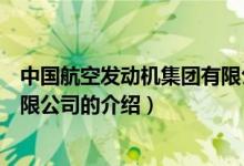 中國航空發(fā)動機(jī)集團(tuán)有限公司（關(guān)于中國航空發(fā)動機(jī)集團(tuán)有限公司的介紹）