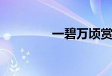 一碧萬頃賞析（一碧萬頃）
