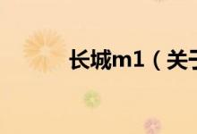 長(zhǎng)城m1（關(guān)于長(zhǎng)城m1的介紹）