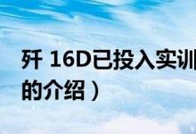 殲 16D已投入實訓（關于殲 16D已投入實訓的介紹）