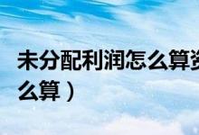 未分配利潤怎么算資產(chǎn)負債表（未分配利潤怎么算）