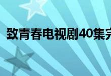 致青春電視劇40集完整版（致青春 電視?。?class=