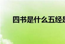 四書(shū)是什么五經(jīng)是什么（四書(shū)是什么）