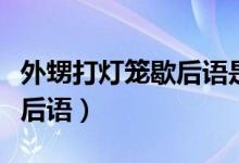 外甥打燈籠歇后語(yǔ)是什么意思（外甥打燈籠歇后語(yǔ)）