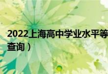 2022上海高中學(xué)業(yè)水平等級(jí)性考試成績哪天查詢（什么時(shí)候查詢）