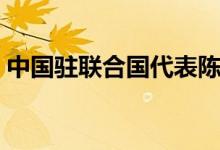 中國駐聯(lián)合國代表陳旭（中國駐聯(lián)合國代表）