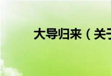 大導(dǎo)歸來（關(guān)于大導(dǎo)歸來的介紹）