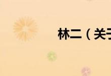 林二（關于林二的介紹）