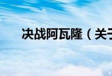 決戰(zhàn)阿瓦?。P(guān)于決戰(zhàn)阿瓦隆的介紹）