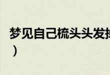 夢(mèng)見自己梳頭頭發(fā)掉了一大把（夢(mèng)見自己梳頭）