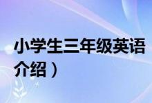 小學生三年級英語（關于小學生三年級英語的介紹）