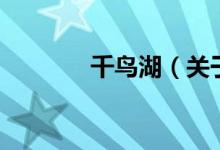 千鳥湖（關于千鳥湖的介紹）