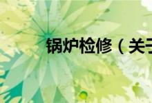 鍋爐檢修（關于鍋爐檢修的介紹）